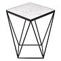 Shalimar Square Black Finish Basis-Beistelltisch
 6