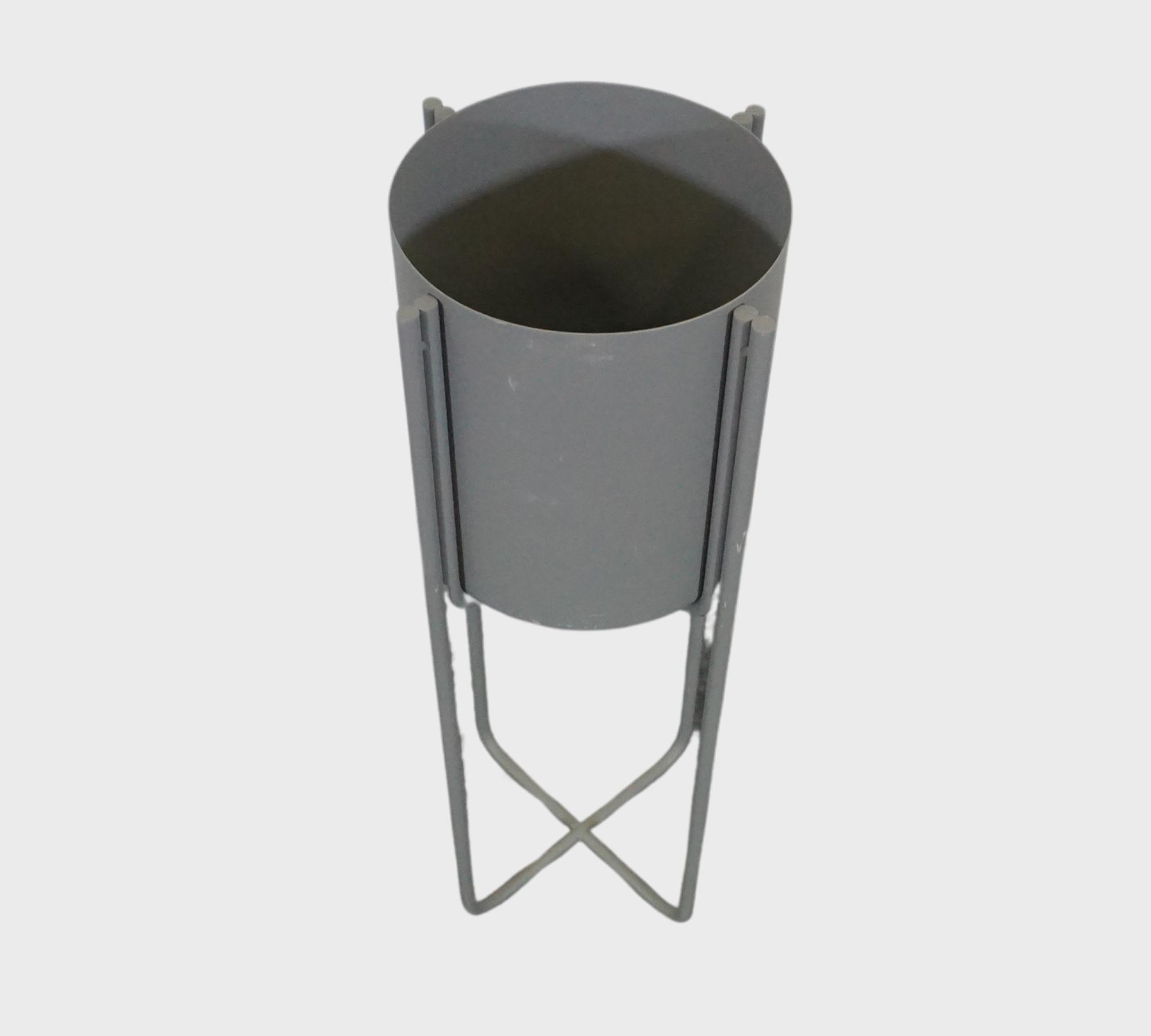 Kena Pflanzgefäß mit Gestell Steel Gray 55 x 22 cm 66018 3