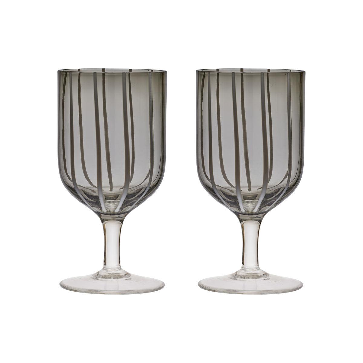 2x Mizu Weinglas Grau 0