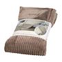 Plaid Cord Decke Webstoff Braun 4