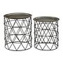 2x Templar Side Table Iron Black 2