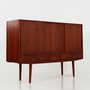 Highboard Teak Brown 1960s 3