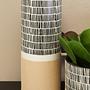 Jada Große Gestreifte Vase 2