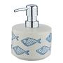 Aquamarine Soap Dispenser Ceramic Beige 0