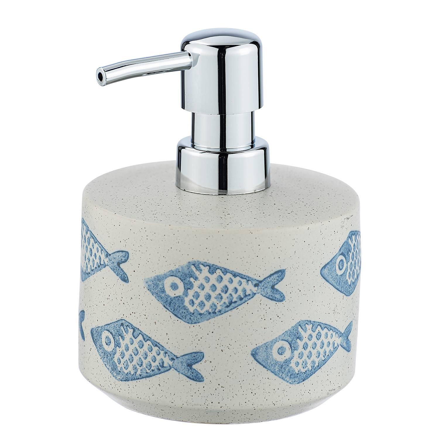 Aquamarine Soap Dispenser Ceramic Beige 0