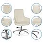 SHAKE 300 Office chair faux leather White 2