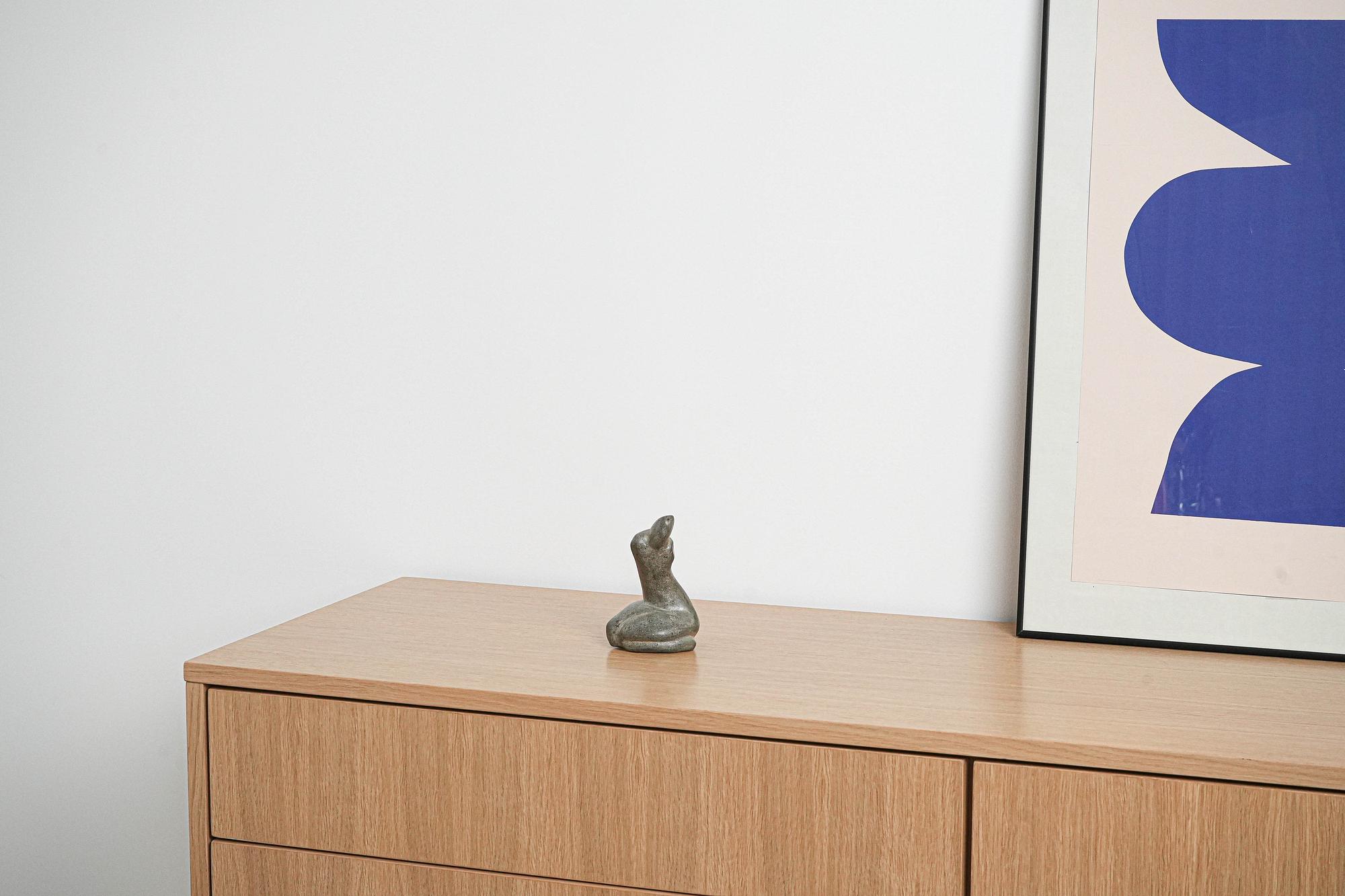 Stone figure Grey 1960s 6