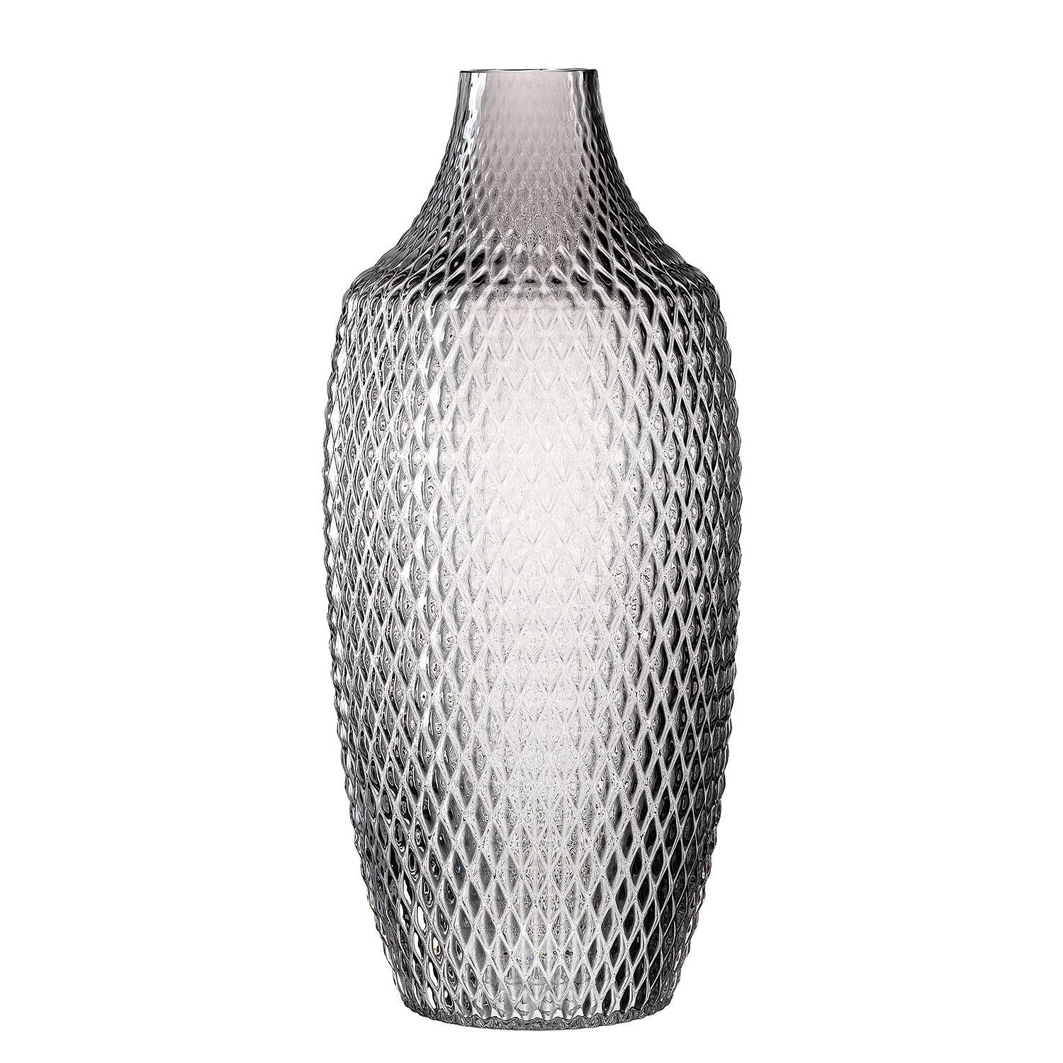 Vase Poesia III Glas Grau 0