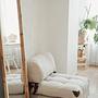 Fold Teddy Sleeper Sofa 1-seater Cream 1