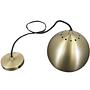Ball Pendelleuchte Metall Messing Matt 3