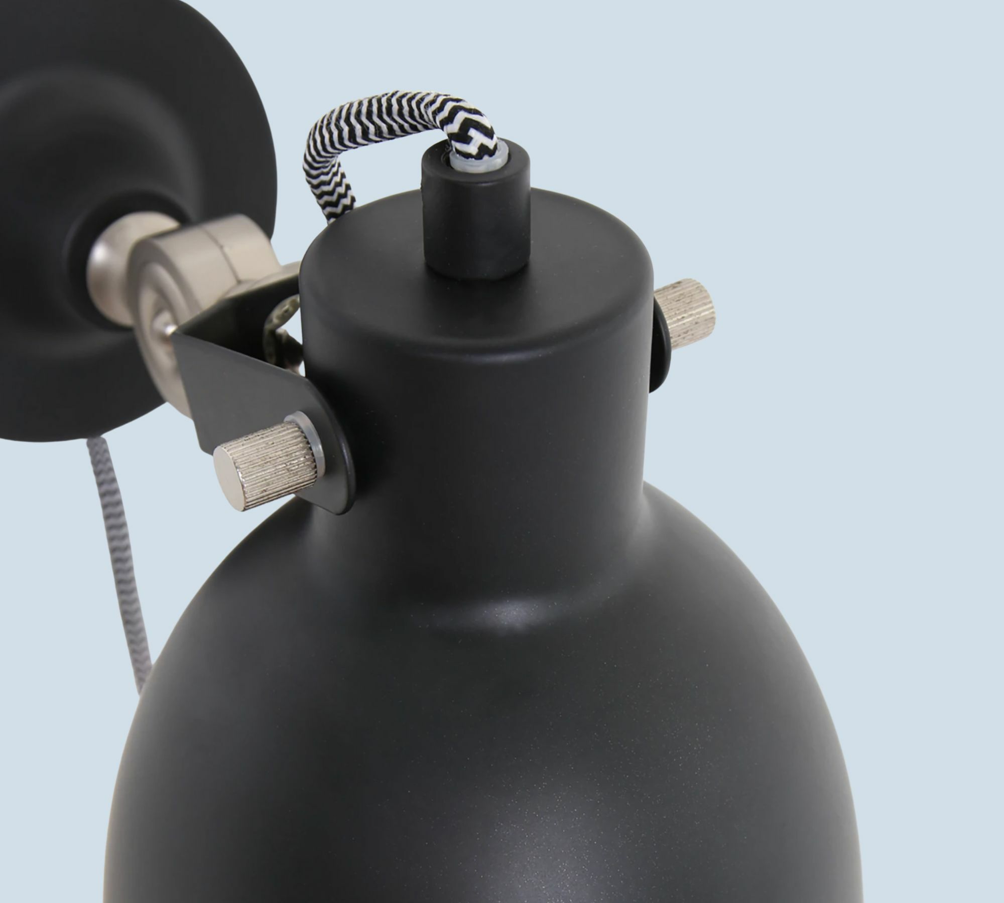 Wandleuchte Mexlite V Stahl 1-flammig Schwarz 2