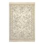 Antik Flowers Kurzflorteppich Baumwolle Beige 95 x 140 cm 1