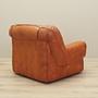 Sessel Leder Braun 1970er Jahre 6