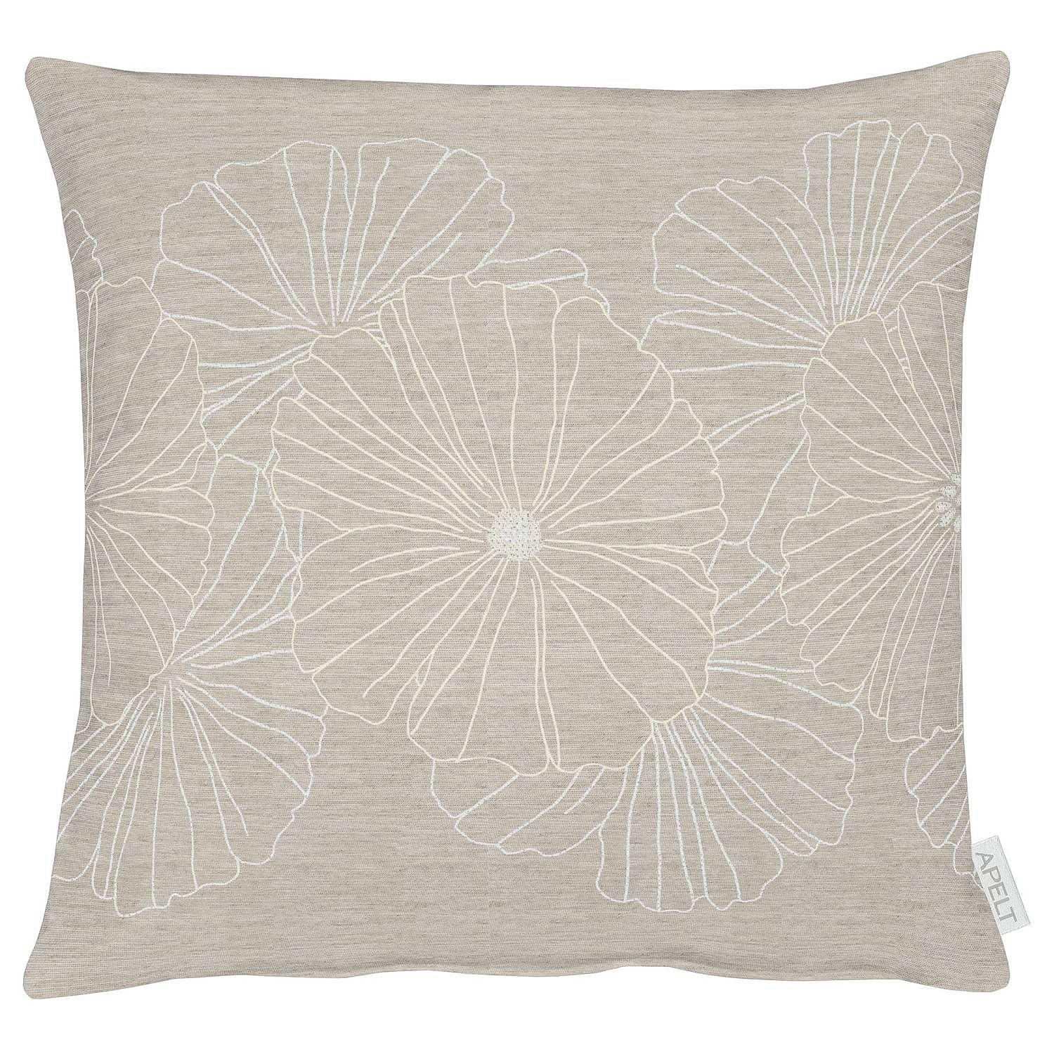 Decorative cushion cotton beige 45x45cm 0