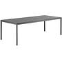 Soft Tisch Aluminium HPL-Platte Anthrazit 240 x 100 cm 0