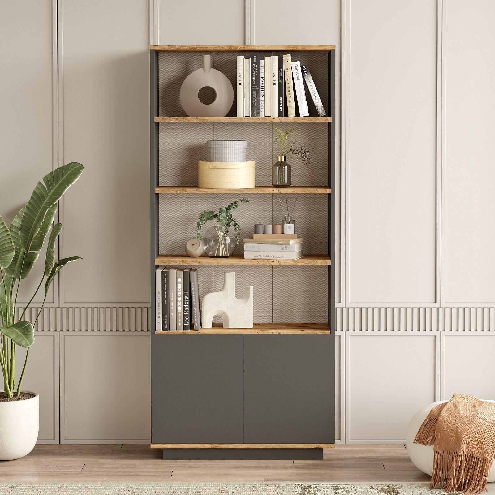 Lori Bookshelf Grey 0