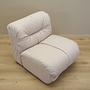 Beige armchair, Italian design, 1970s, Production: Italy 8