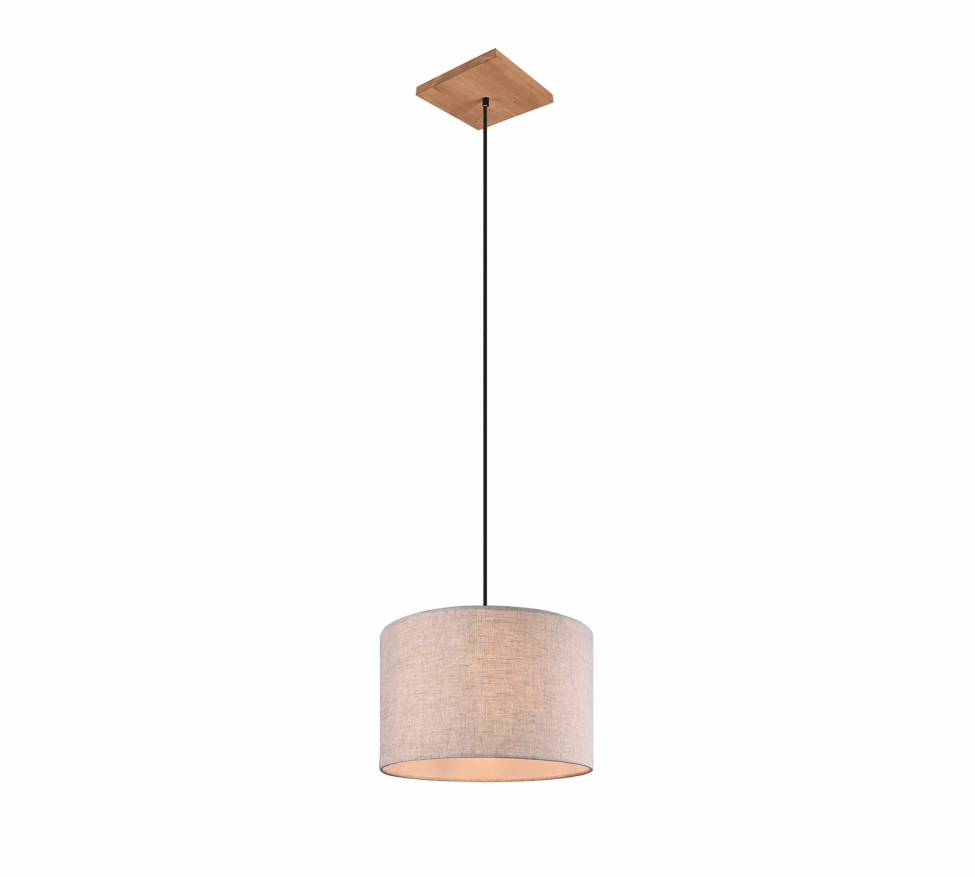 Pendant lamp 1-light fabric pine wood 1