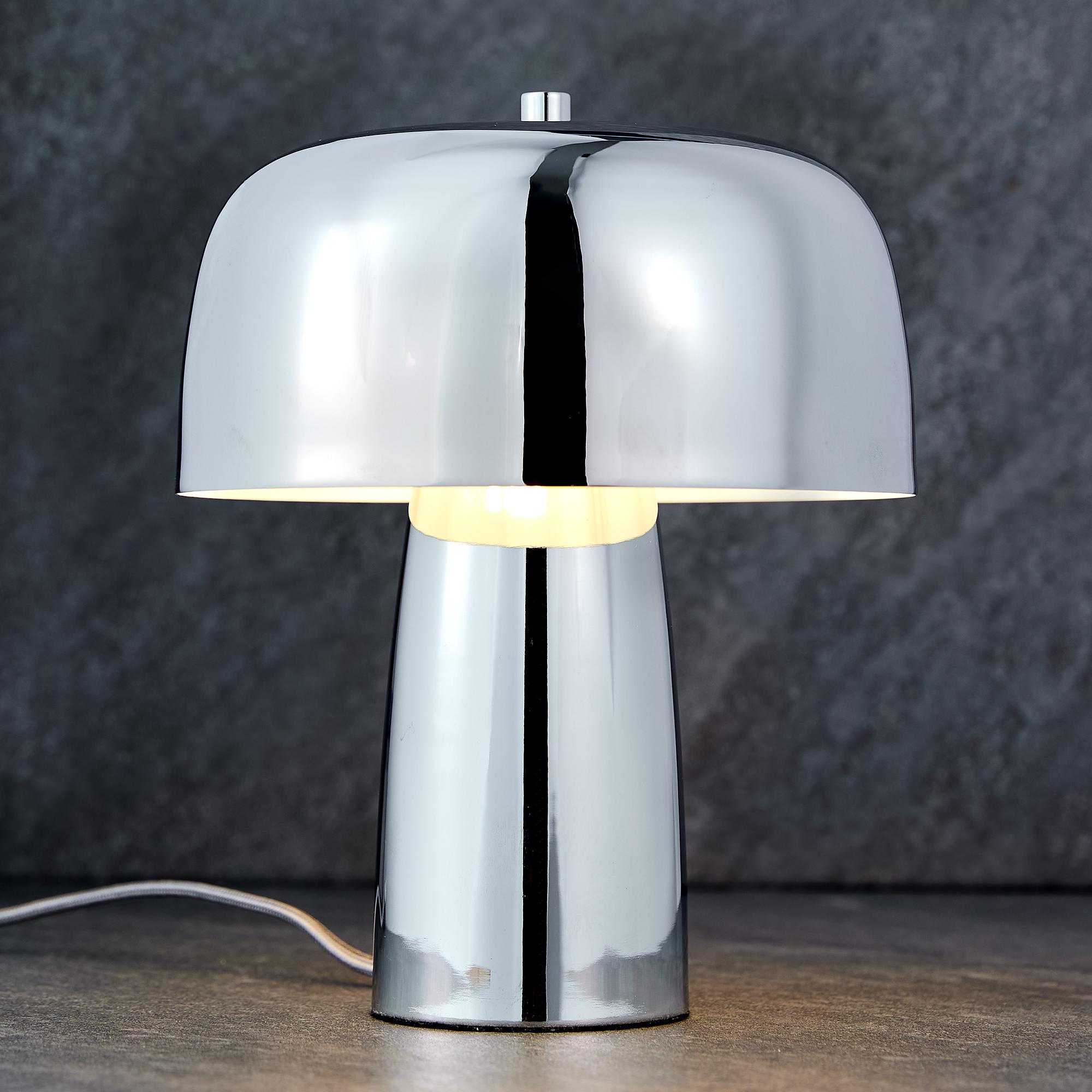 Table lamp LOOMY steel silver 2