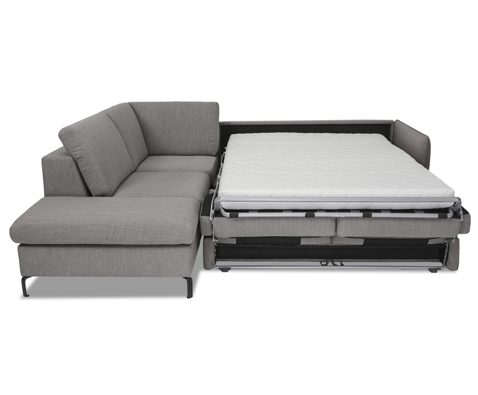 Ecksofa Novato mit Dauerschlaffunktion Textil Grau 5