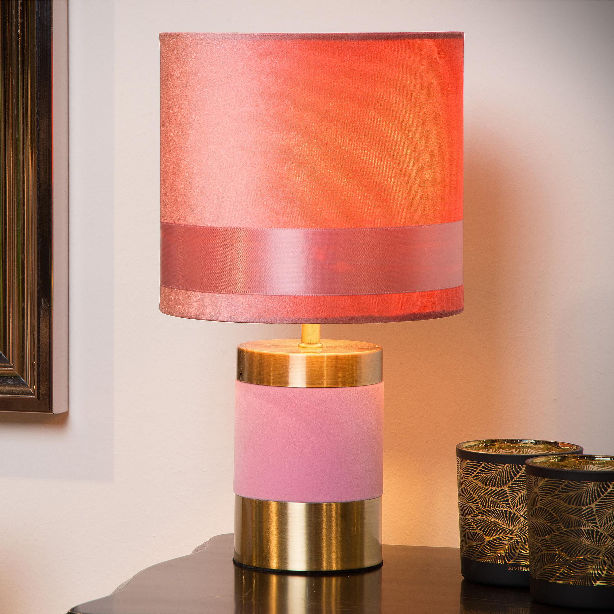 Extravaganza Frizzle Table Lamp Iron Pink 1