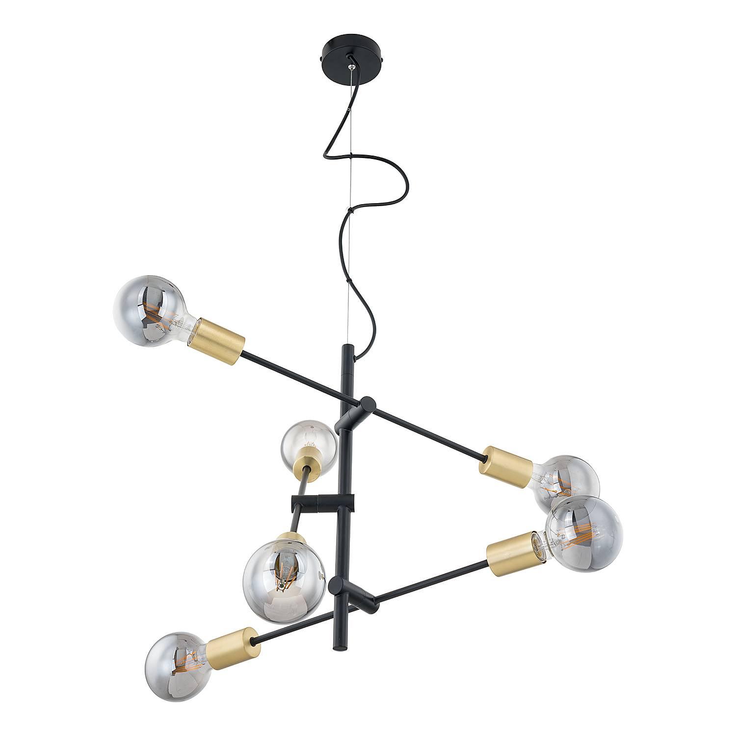 Crieff Pendant Lamp Iron 6-light 3