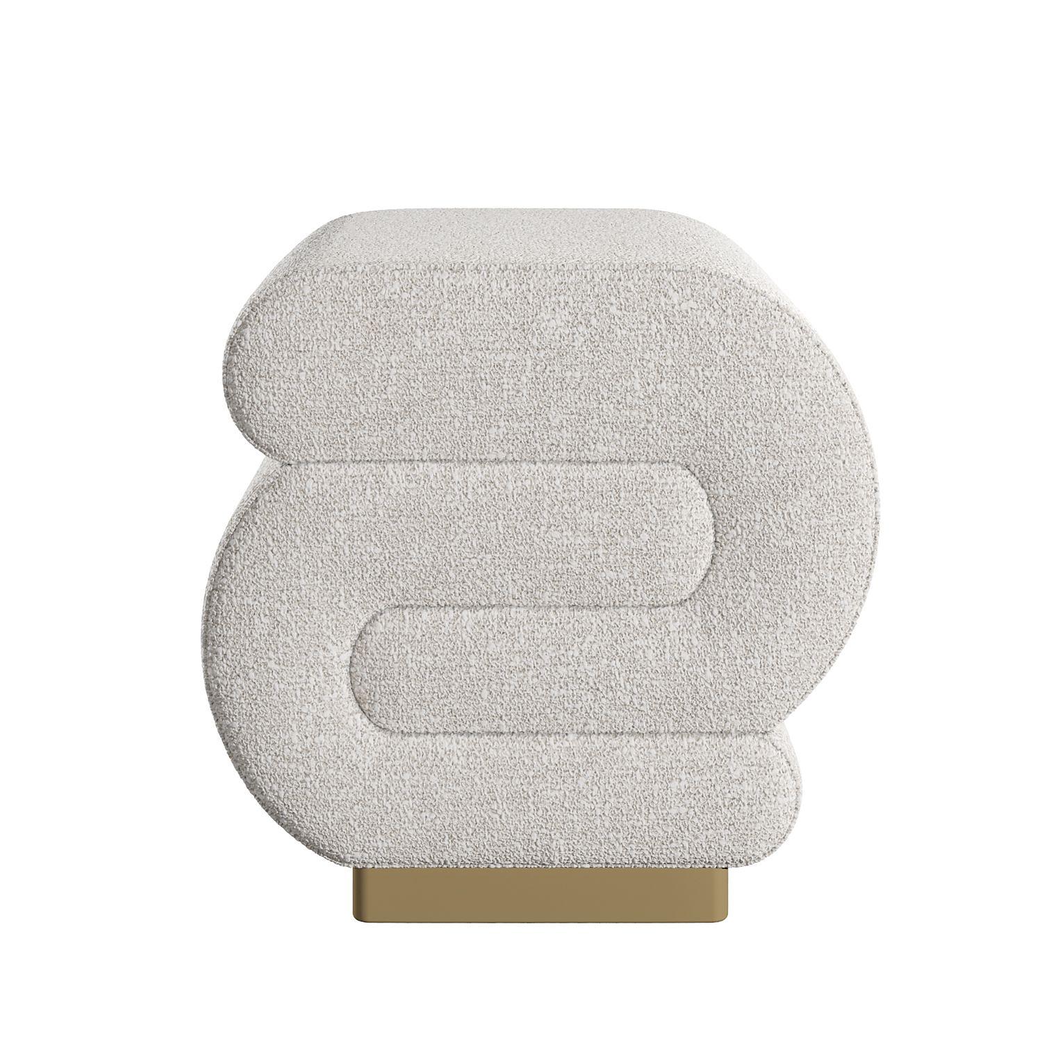 Sally Pouffe Cream 8
