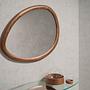Wall mirror walnut brown 6