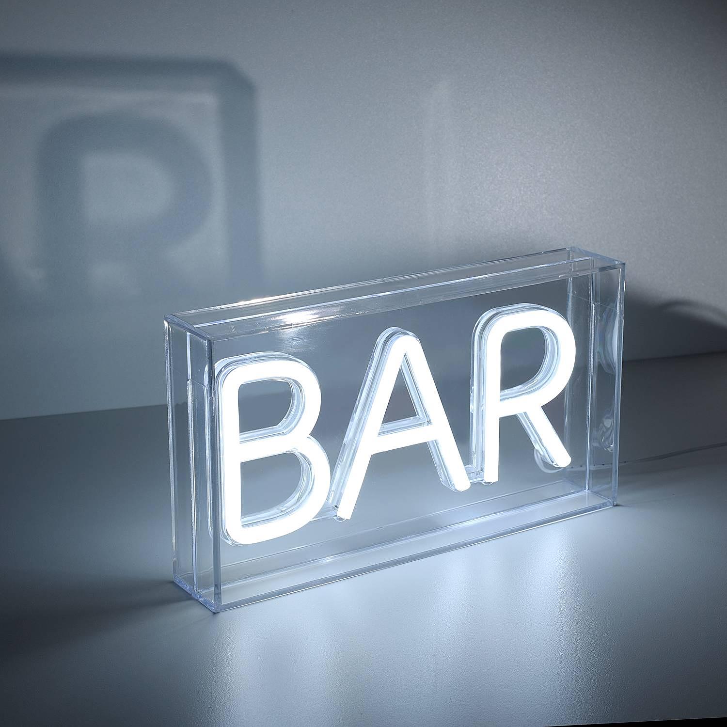 LED-Wandleuchte Neon-Bar Polyester PVC 1-flammig 3