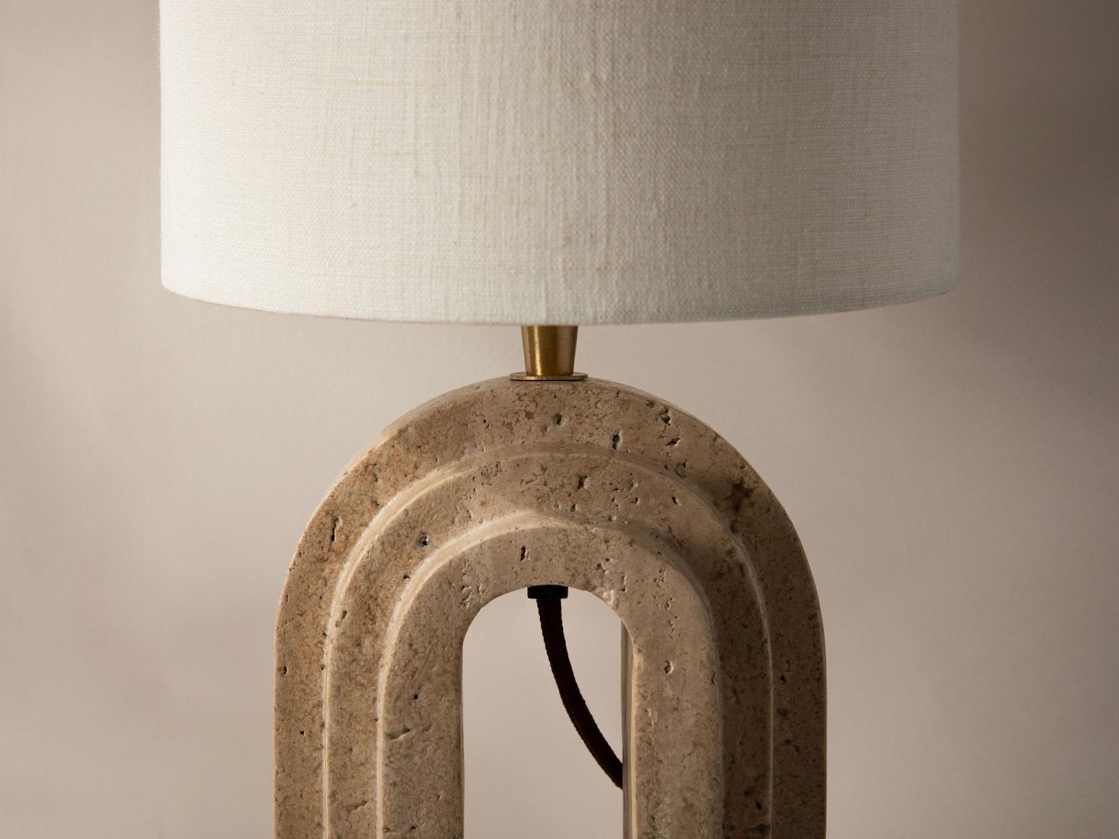 Table lamp Doris Beige 20x20x44cm 3