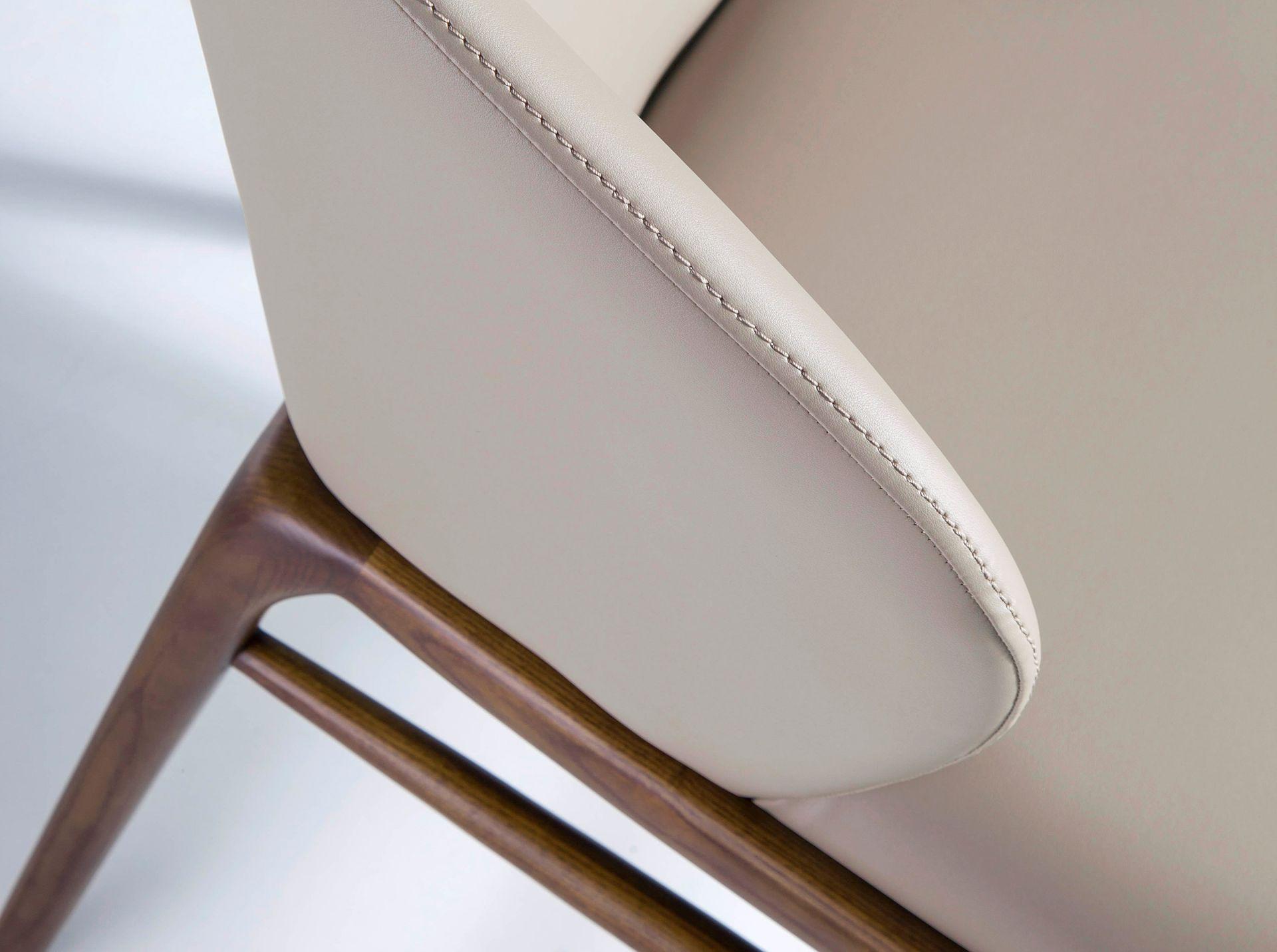 Dining chair faux leather grey 4