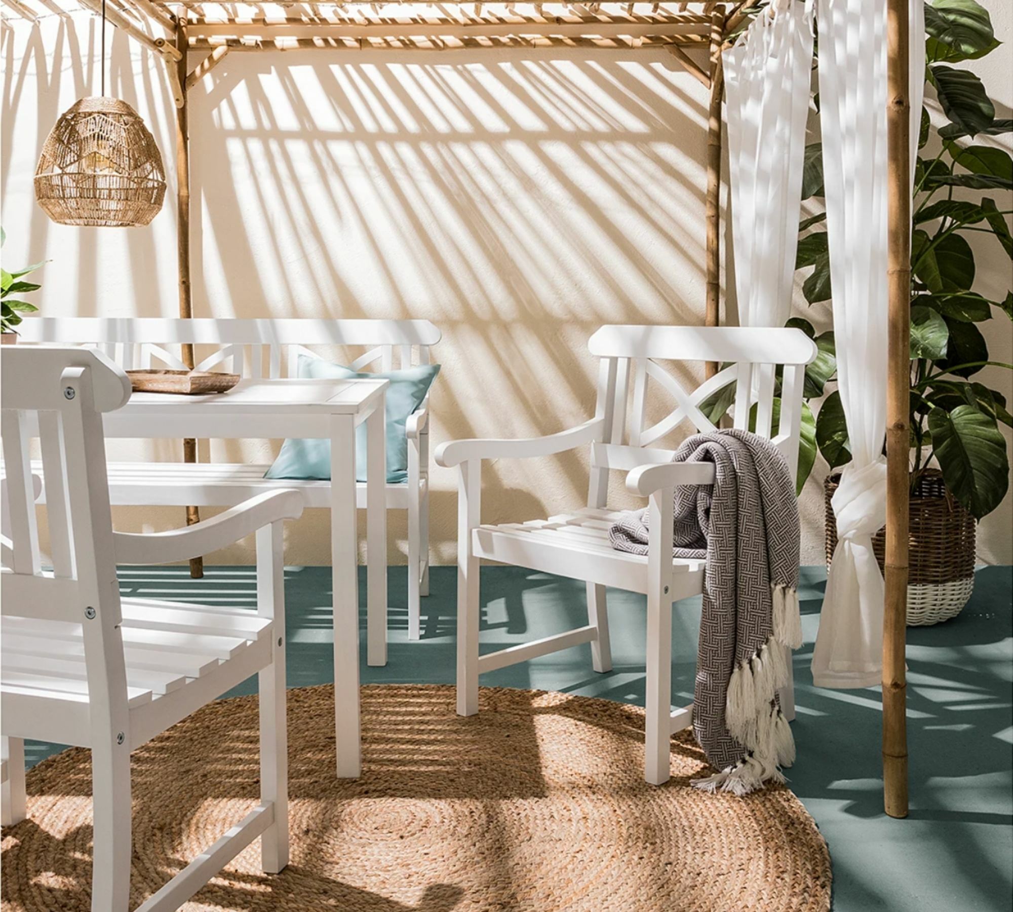 Gartenstuhl aus Akazienholz Massiv 8