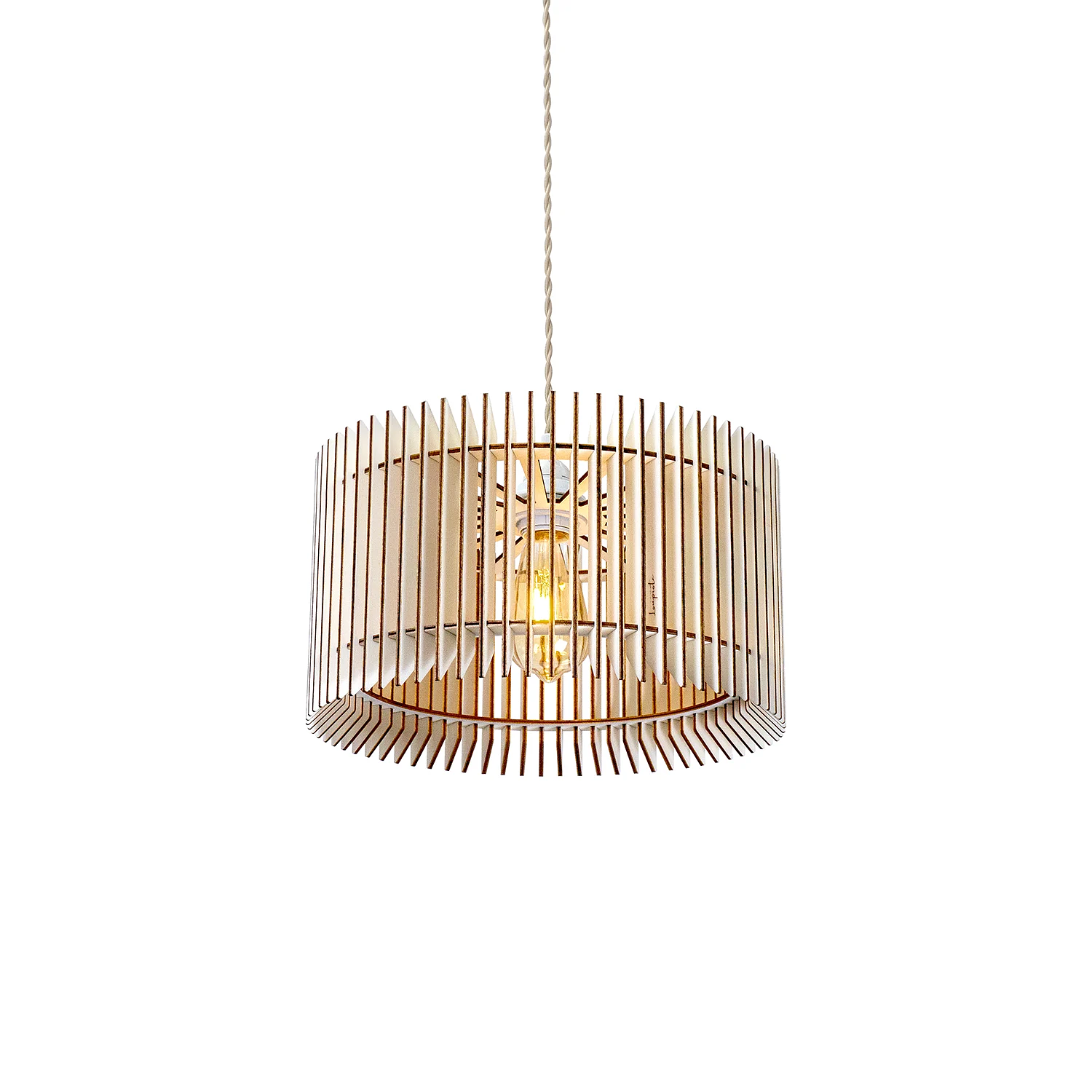 Apollon Pendelleuchte Holz 40cm 7