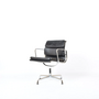 Vitra Eames EA208 Soft Pad Chair Leder Schwarz 0