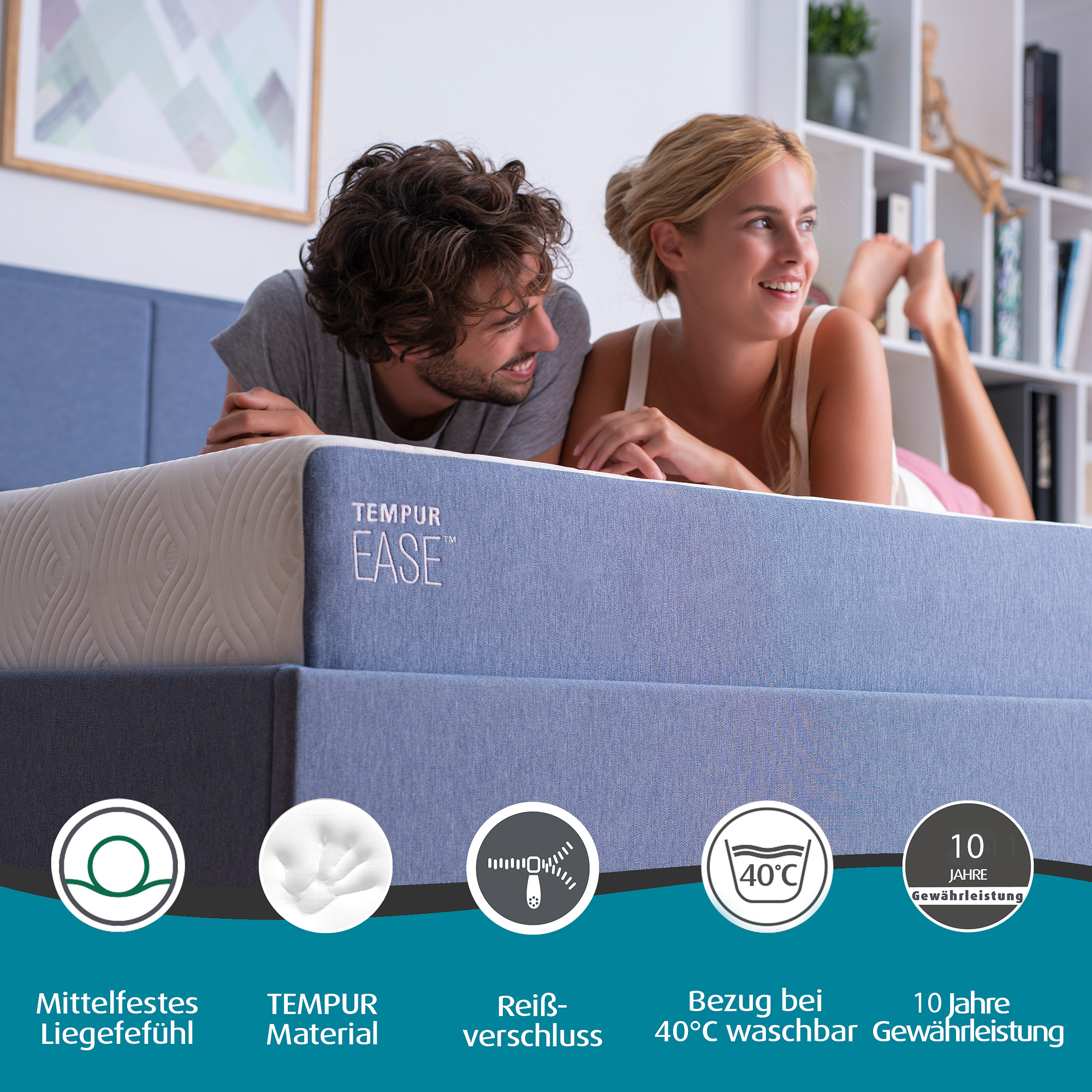 EASE® Mattress Medium 100 cm Width 2