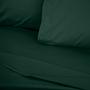 Fitted sheet Cotton Dark Green 100cm x 200cm 2