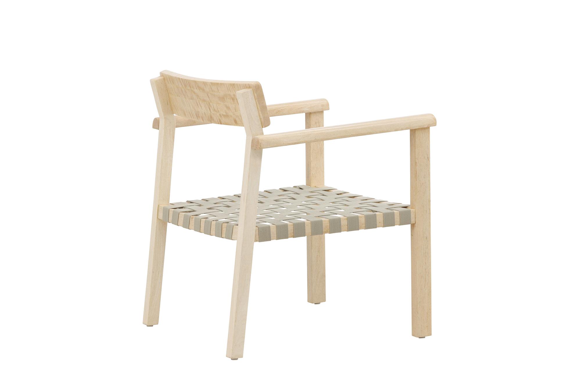 Krois Armchair Nature Mahogany Grey 8