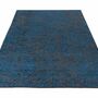 Amalfi Teppich Baumwolle Recycelt Blau 150 x 230 cm 1