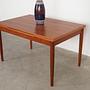 Teaktisch Braun 1970er Jahre 3