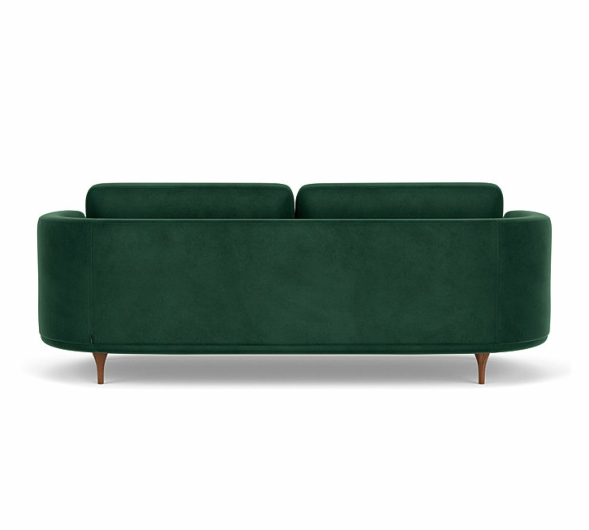 Elinor 3-Sitzer Sofa Velour Lux Dark Green 2