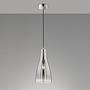 Pendant lamp Zeal III Mirror glass Silver 2