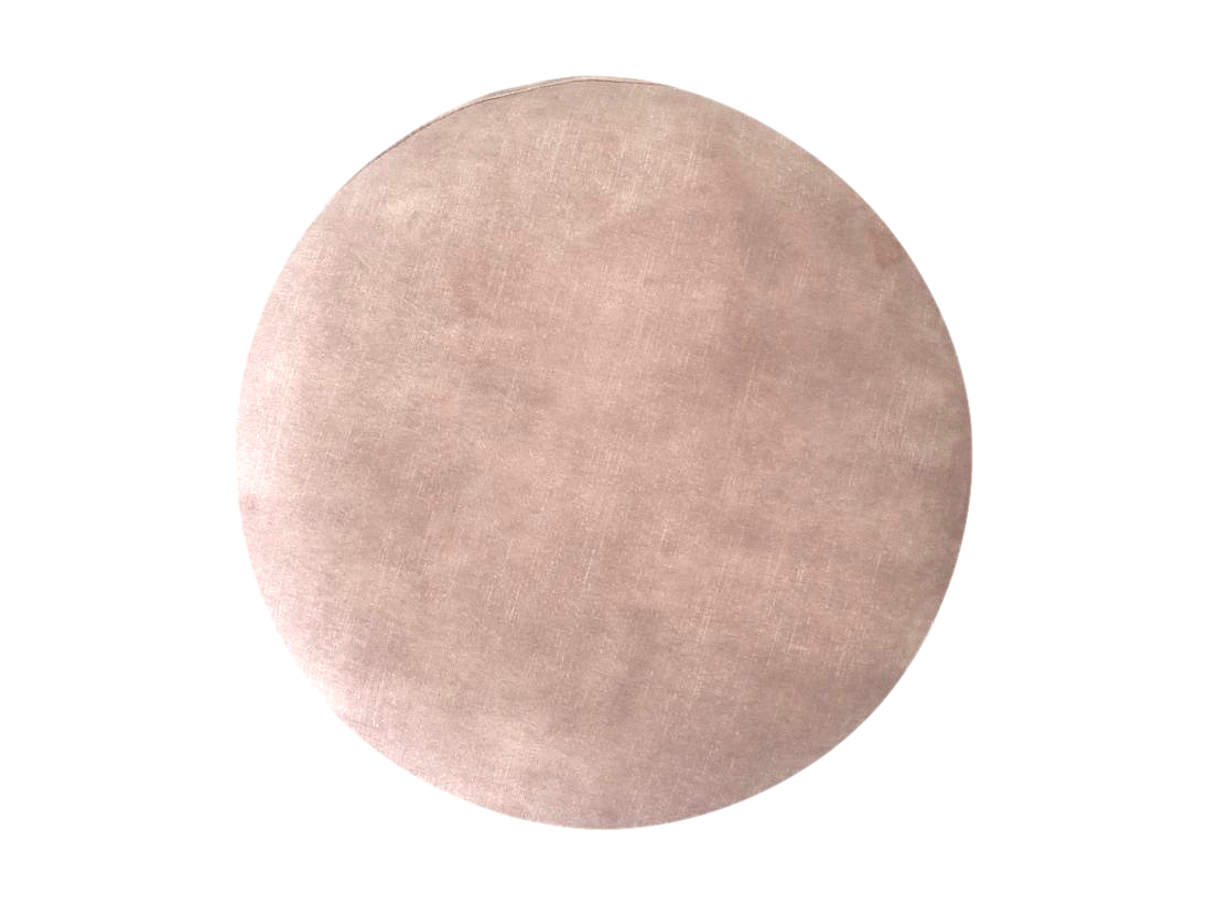 Runder Otto Fußhocker Pink 2