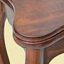 Antiker Beistelltisch Louis Philippe Mahagoni Braun 6