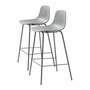 Bar stool plastic metal powder-coated 0