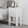 Ema Bedside Table White 0