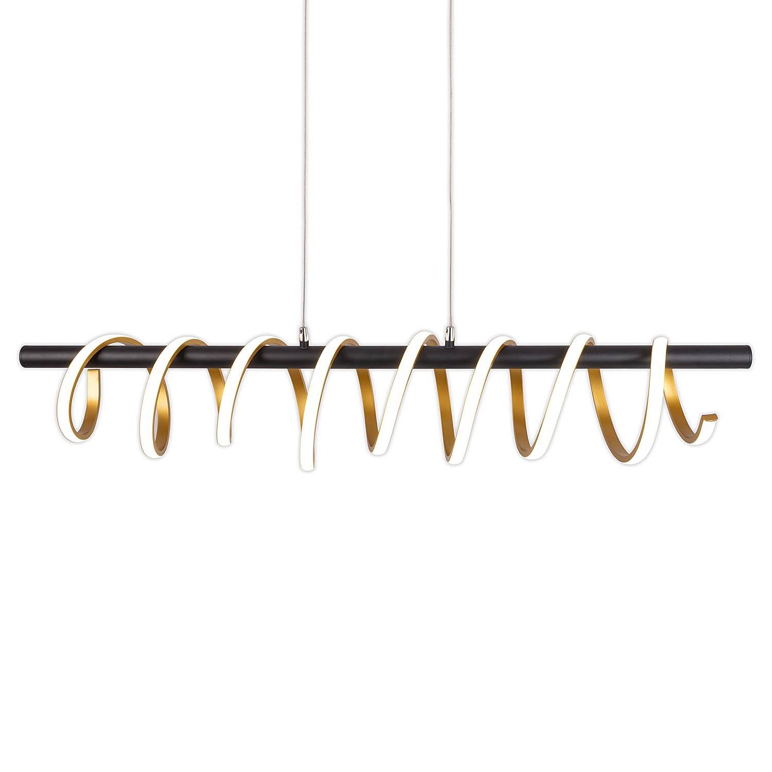 1-Flammig Belleza LED Pendant Light Iron Acrylic Glass Gold 3