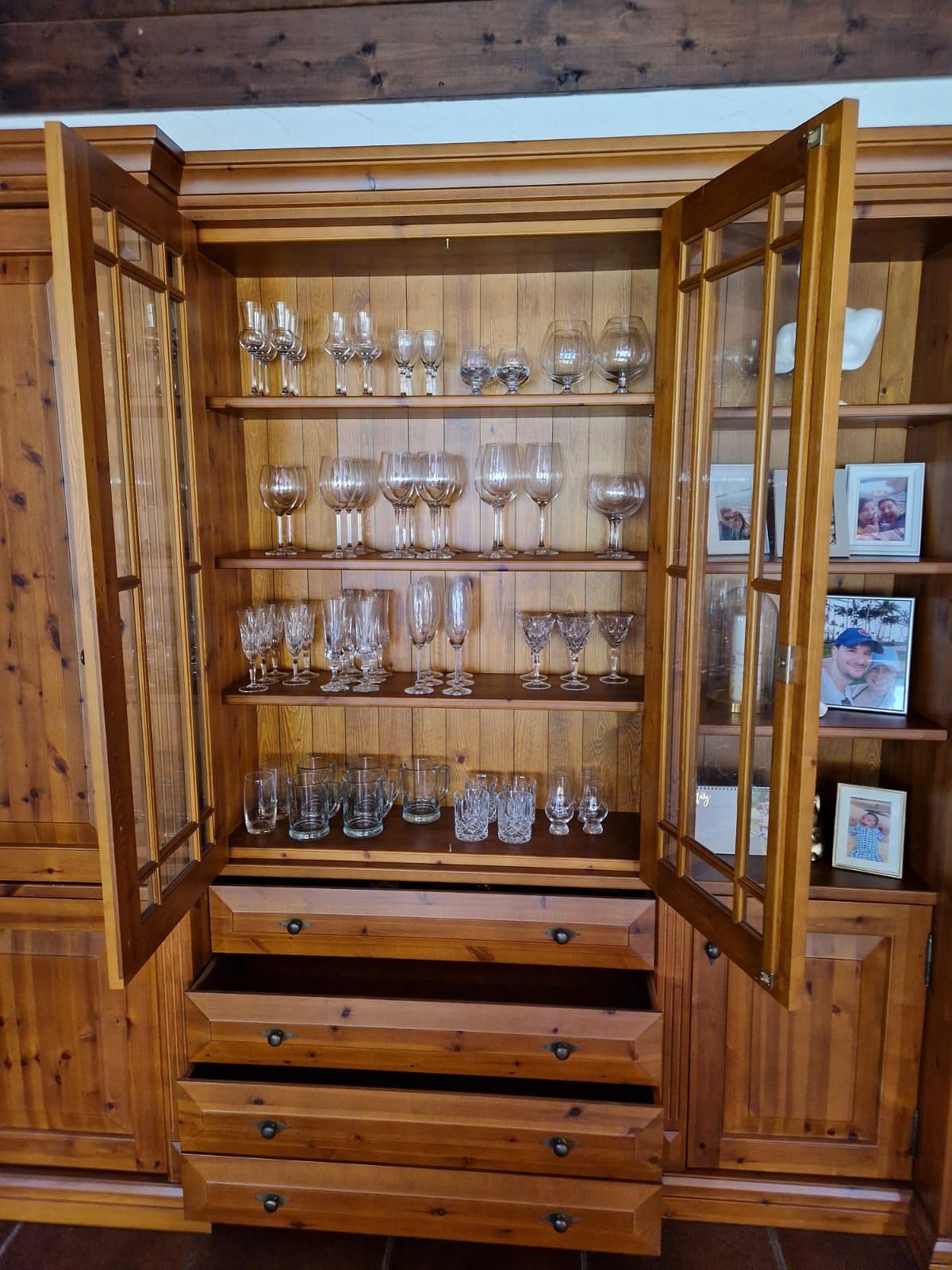 Biblioteca Wohnzimmerschrank Braun 2