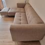 Borre Sofa Récamiere Links + Hocker Grau 2