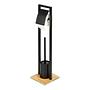 Stand WC-Garnitur Bambusa Schwarz 1
