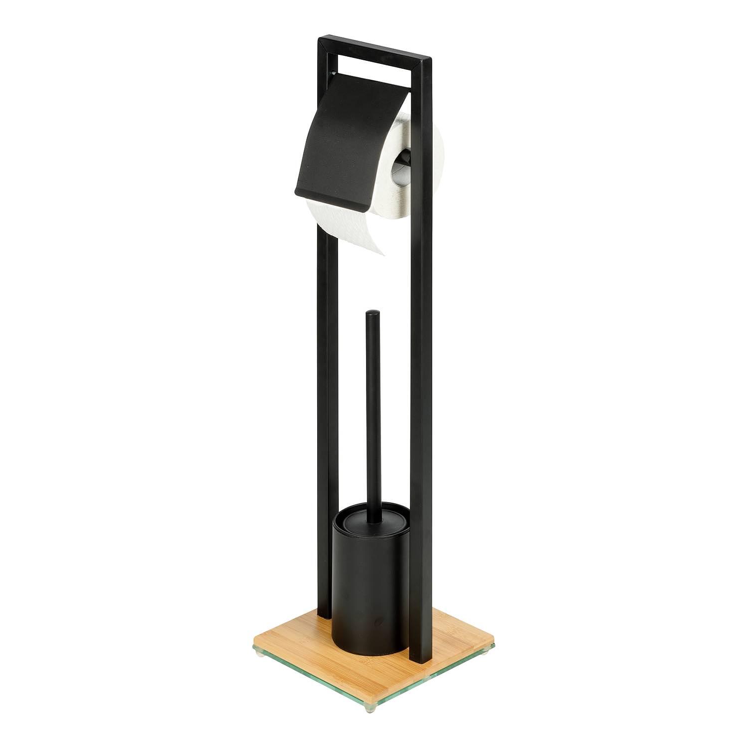 Stand WC-Garnitur Bambusa Schwarz 1